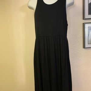 Black Flowy Maxi Dress